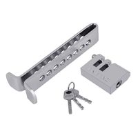 Motorhot Clutch Lock Vehicle Brake Lock Anti-Theft Device Stainless Steel 8 Holes