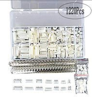 XLX 1220Pcs 2.54mm JST-XHP 2/3/4/5/6/7/8/9 Pin housing (and Pin Pedestal Housing) Kit and Male/Female Pin Header Terminals Connector Adapter Plug Set