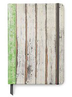 Wood Themed Designs UV Printed on PU Leather A5 Journal Notebook w/Lined Pages