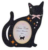 GENTIE Black Cat Acrylic Frame Dear Cats Series G-5226BK from Japan