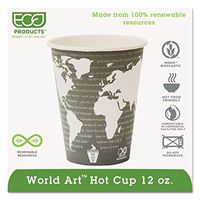 Eco-products Ep-bhc12-wa 12 Oz World Art Hot Cup Case Of 1,000)