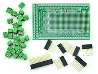 Electronics-Salon Prototype Screw/Terminal Block Shield Board Kit For Arduino MEGA-2560 R3.