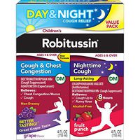 Children's Robitussin Cough & Congestion DM Day & Night, 2 Count