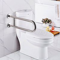 JCWANGDEFU Grab Bar Handrails Hand Grips Safety Handle Assist Frame Railings Rail Support for Toilet Bathtub Bathroom Shower, 304 Stainless Steel, Mirror Light, 1 PC