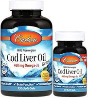 Cod Liver Oil Gems - Lightly Lemon 1000 Milligrams 150+30 Sgels