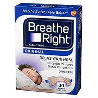 Breathe Right Nasal Strips Original Tan Small/Medium 30 ea