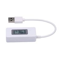 Charger Doctor Digital Multimeter USB Power Meter Tester Voltage Monitor Current Detector with mAh Capacity Readout for Chargers, Solar Panels, Cables, Power Banks