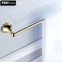 700Brass Hair Dryer Holder Design for Hotel/Motel/Home, Solid Brass, Polished Gold, Wall Mounted, Bathroom/Kitchen Hardware Holder