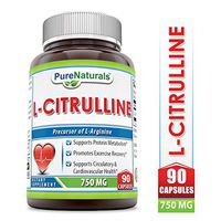 Pure Naturals L-Citrulline 750 Mg, 90 Capsules- Supports Protein Metabolism* Promotes Exercise Recovery* Supports Circulatory & Cardiovascular Health*
