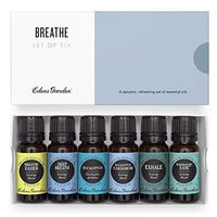 Edens Garden Breathe Essential Oil 6 Set, Best 100% Pure Aromatherapy Respiratory Kit (For Diffuser- Cold Flu & Congestion), 10 ml