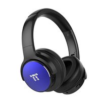 Active Noise Cancelling Bluetooth Headphones, TaoTronics HiFi Stereo Wireless Over Ear Deep Bass Headset w/CVC Noise Canceling Microphone 30 Hour Playtime Comfortable Earpads for Travel Work TV (Blue)