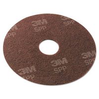 Scotch-Brite SPP13 Surface Preparation Pad, 13" Diameter, Maroon, 10/Carton