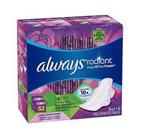 Always Radiant Pads with FlexFoam, Heavy Flow (52 ct.) AS