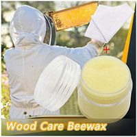 Wood Cleaner Beewax - All-Purpose Cleaner Beewax for Wood Cleaner and Furniture Polish, Furniture to Beautify and Protect, No Build-Up (1pc:Beewax(20g)+1pc:Cotton)