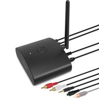 Besign BE-TX Long Range Bluetooth Transmitter for TV, Paired with Bluetooth Headphones, Speakers or Receivers, No Bluetooth Link with Smart Phones, Tablet, or PC, Support Optical, Coaxial & 3.5mm