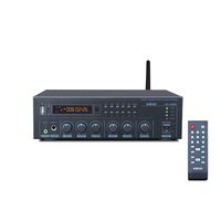 KEiiD Bluetooth 5.0 Stereo Digital Amplifier Receiver RMS 2X 40W for Home Audio Bookshelf Passive Speakers BGM Music System, Compact with FM Radio/USB/TF/ AUX/MP3/Mic, Remote Control Sleep Timer