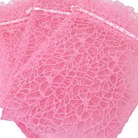 30 Organza Lace Bags Wedding Showers Party Favor Fabric Candy Goody Bags (Pink, 9 x 14 - L)