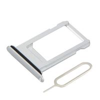 Afeax Silver SIM Card Tray Holder Replacement for iPhone X
