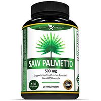 Saw Palmetto Extract Berry - Hair Loss Supplement for Hair Growth for Women and Men - Potent Prostate Support Pills with Pure Saw Palmetto 25% - Natural Acne Skin Care - 500 mg by Potent Garden