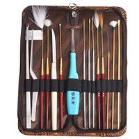 NSST 15 Pcs Ear Picking Tool Set, Ear Pick Earwax Removal Kit, Ear Wax Remover Tool and Leather Packaging Glowing Ear Spoon
