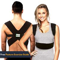 Back-Up Posture Corrector Support Brace for Women & Men | Shoulder & Clavicle Support | Thoracic Kyphosis | Lower & Upper Back Pain Relief | Cervical & Lumbar Support - Fully Adjustable