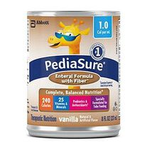 Pediasure Nutritional Supplement with Fiber ( PediaSure, W/Fiber, Vanilla, 8oz Cans, Enteral ) Case of 24