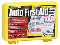 First Aid Only First Aid Kit, Kit, Plastic Case Material, Vehicle, 10 People Served Per Kit - 1 Each