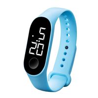 AMOUSTORE Digital LED Watches, Sport Digital Touch Screen Waterproof Watch for Kids (L)