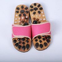 Household comfortable Acupuncture Shoes Massage Shoes Slippers , pink , 38
