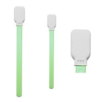 100pcs 4.92" Cleanroom Double-Layer Microfiber Swabs for Printer Inkjet Printhead Optical Lens/PCB/BGA/Electronics (707-Microfiber Swab)
