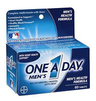 One A Day Men's Health Formula Multivitamin/Multmineral Supplement 60 ct (Pack of 6)