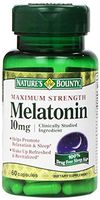 Natures Bounty Maximum Strength Melatonin 10 mg Capsules, 60 count (Pack of 3)
