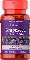 Puritan's Pride Grapeseed Extract 100 mg-50 Capsules