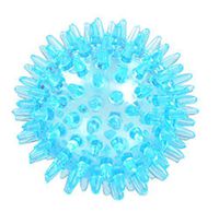 PANDA SUPERSTORE Circular Hand Therapy Exercise Ball Medium Resistance Vent Ball Bue