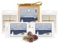 Aira Soy Wax Melt - Organic, Vegan, Kosher, Scented Soy Wax Cubes w/Essential Oils - No Chemical 100% Soy Wax Melts for Electric/Tealight Melters - Hand-Poured Soy Tarts - Winter Wonderland - 4 Pack