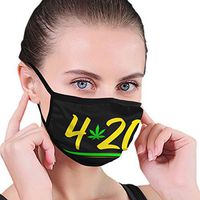 NOT 420 Marijuana Earloop Face Màsk Reusable and Washable Anti Dust Face Cover Up Unisex Mouth Cover