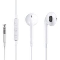Headphones/Earphones/Earbuds,[2 Pack] 3.5mm Wired Headphones Noise Isolating Earphones Built-in Microphone & Volume Control Compatible with iPhone 6s 6 Plus 5s 5 4s 4 SE 5C Glaxy/Android / MP3 MP4