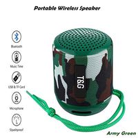 RiderTech 129 Bluetooth Speaker Portable Waterproof Outdoor Wireless Speakers Enhanced Bass, Built in Mic, TF Card, Auto Off, FM Radio for Beach, Shower & Home (Camo)