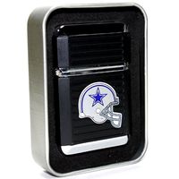 NFL Dallas Cowboys Refillable Butane Torch Lighter with Tin Gift Box - Factory New - 2 1/4 Inch Height