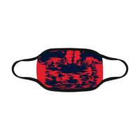 INTERESTPRINT Skull Summer T Shirt Graphic Design Custom Mouth Mask with Stretchy Earloop