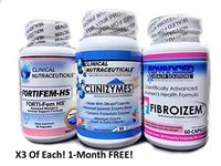 Complete Uterine Fibroid Package Solution - Doctor Formulated | All Natural | Clinically Proven! | Buy Two Months, GET The 3RD Free Special! Save $150! Shrinks & Eliminates Uterine Fibroids