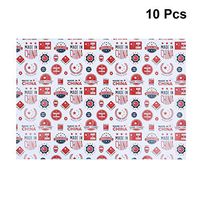 Toyvian 10 Sheets Chinese Traditional Wrapping Paper Art Wrapping Paper Gift DIY papercraft (Made in China)