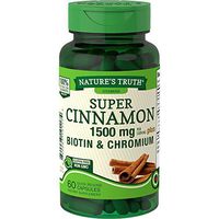 Nature's Truth Cinnamon with Biotin and Chromium Capsules, 60 Count