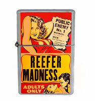 Reefer Madness Flip Top Oil Cigarette Lighter