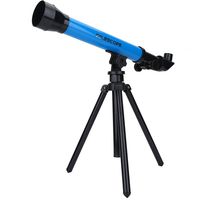 Telescope for Kids Beginners, Travel Scope, Equipped with 20X, 40X, 60X Interchangeable Eyepieces, Portable Travel Telescope with Tripod, Best Gift for Child (Blue)