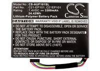 Cameron Sino 3300mAh Li-Polymer High-Capacity Replacement Batteries for Asus Eee Transformer TF101, Eee Pad Transformer TR101 prefix, fits Asus C21EP101, C21-EP101, C22-EP101