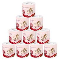 Ultra Soft Toilet Paper - Super Absorbent Paper Towels, Hypoallergenic, Septic-Safe, Strong Select-A-Quality, 4-Ply, White, (10 Rolls Total)