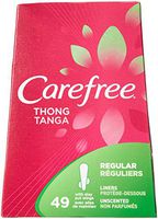 Carefree Thong Pantiliners-Unscented-49 ct (Pack of 3)