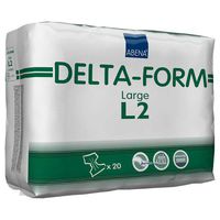 Abena Delta-Form L2 Briefs, Large, Case/80 (4/20s)