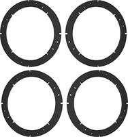 6.5" 6 1/2" Speaker Spacers Depth Extender Extending Rings - 1/4" thick - ID: 5 1/2" OD: 6 5/8" - 2 Pair - SSK65 - Stackable - Perfect For Framing Fiberglass Enclosures